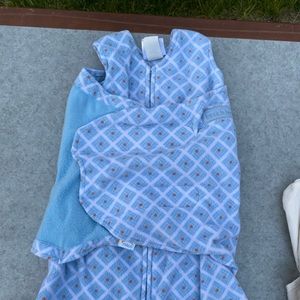 ***SOLD***Halo Micro Fleece Sleepsack Swaddle (NB)